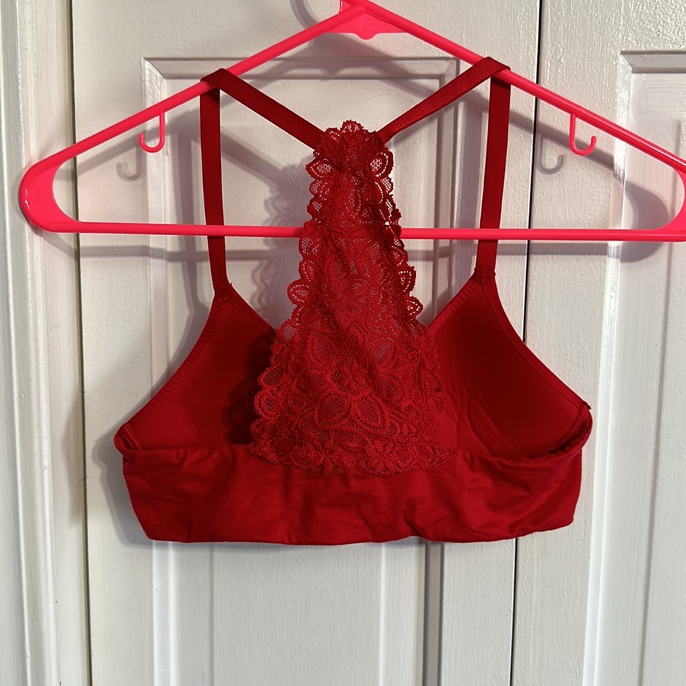 Aerie Red Bra 34A - Picture 4 of 5